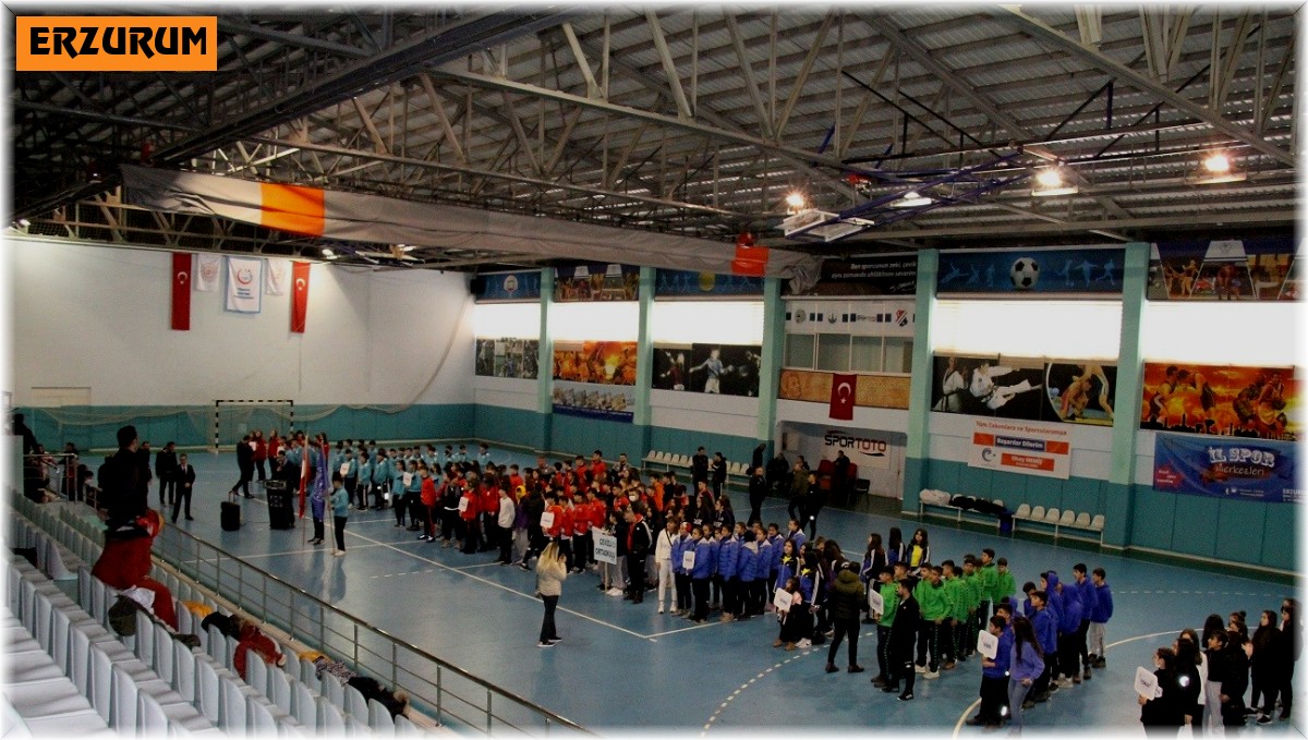 Erzurum'da hentbol heyecanı