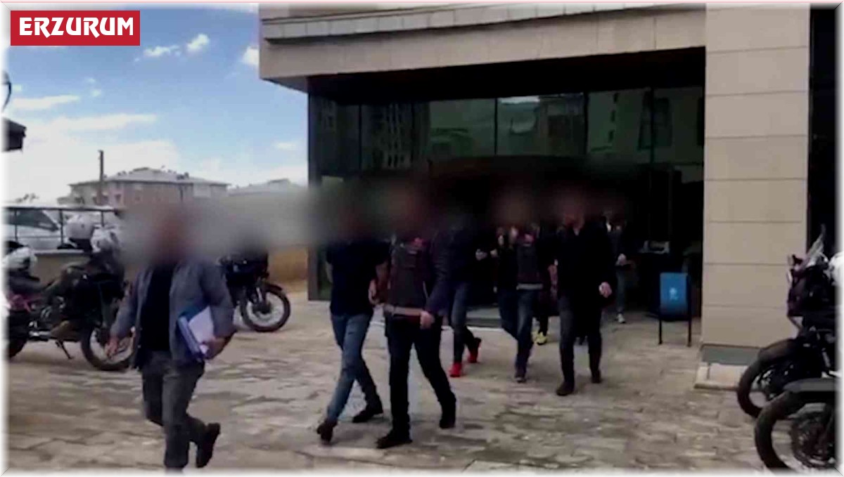 Erzurum'da hırsızlık zanlılarına şafak operasyonu