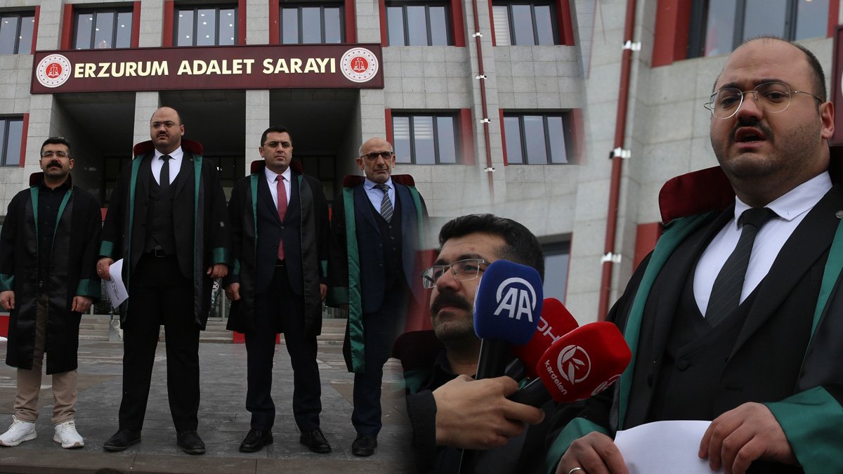 Erzurum'da Hukukçular Derneği'nden Filistinli esirlere yönelik idam düzenlemesine tepki