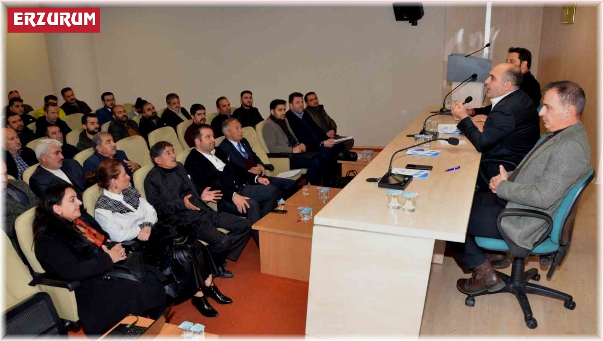 Erzurum'da inşaat sektörü masaya yatırıldı