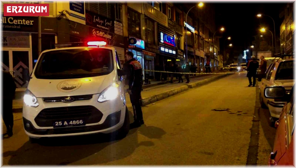 Erzurum'da iş yerine silahlı saldırı: 1 yaralı