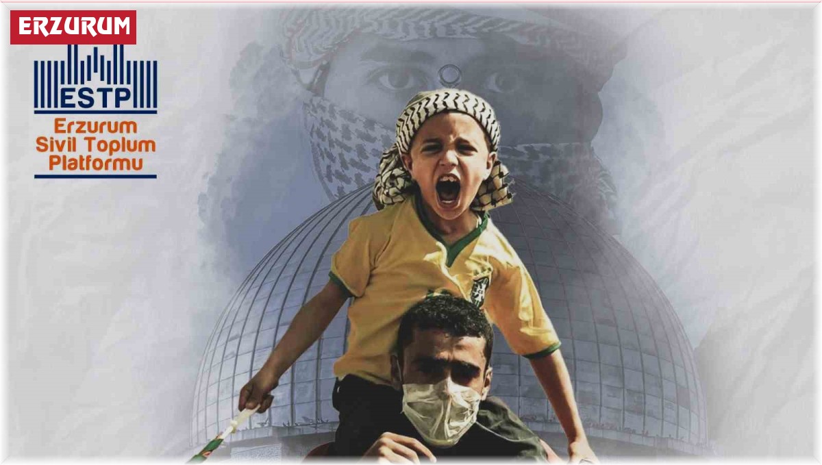 Erzurum'da İsrail telin edilecek ve gıyabi cenaze namazı kılınacak