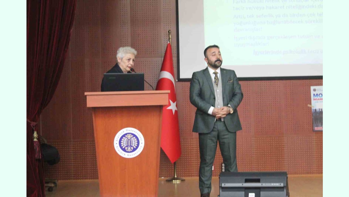 Erzurum'da "İşyerinde psikolojik taciz Mobbing" paneli