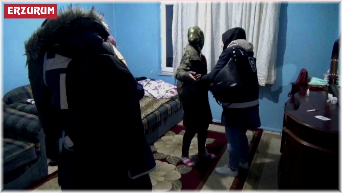 Erzurum'da kaçak göçmen operasyonu: 13 kaçak göçmen yakalandı
