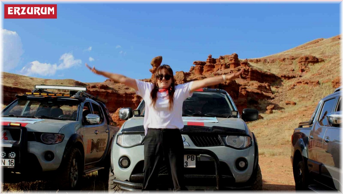 Erzurum'da kadınların off-road heyecanı
