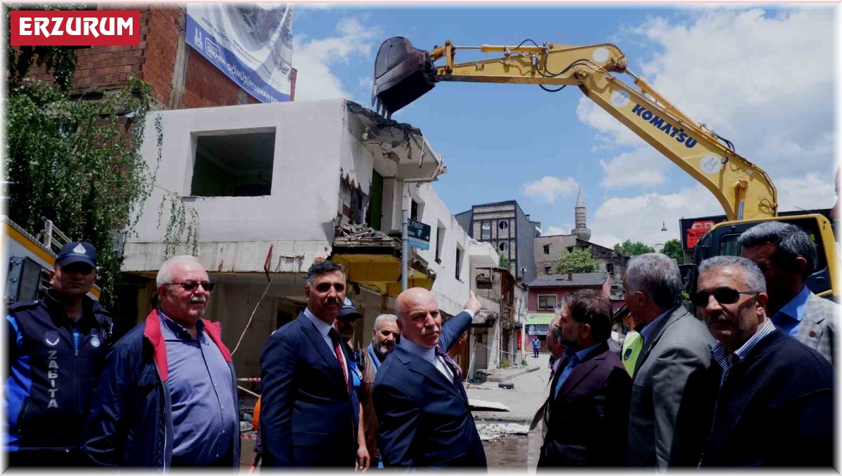 Erzurum'da kentsel dönüşüm için düğmeye basıldı