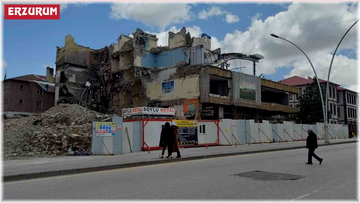 Erzurum'da kentsel dönüşüm sürüyor