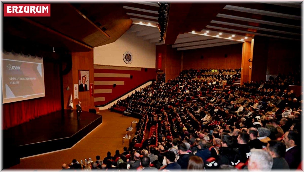 Erzurum'da 'Kişisel verilerin korunması' semineri