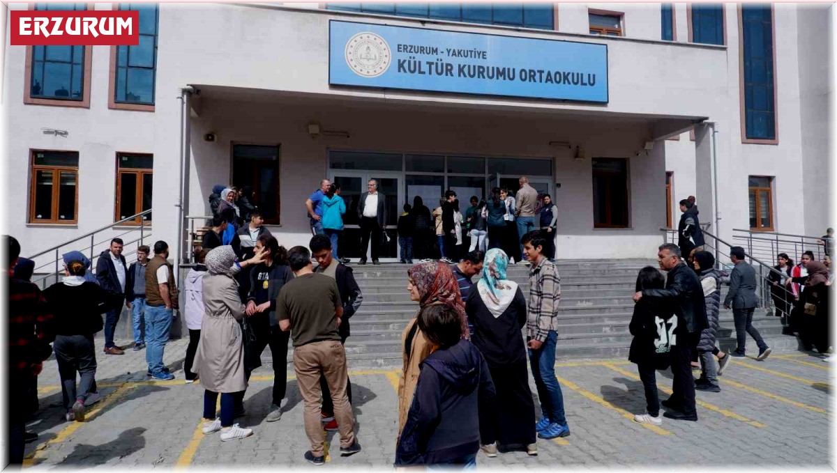 Erzurum'da LGS heyecanı başladı