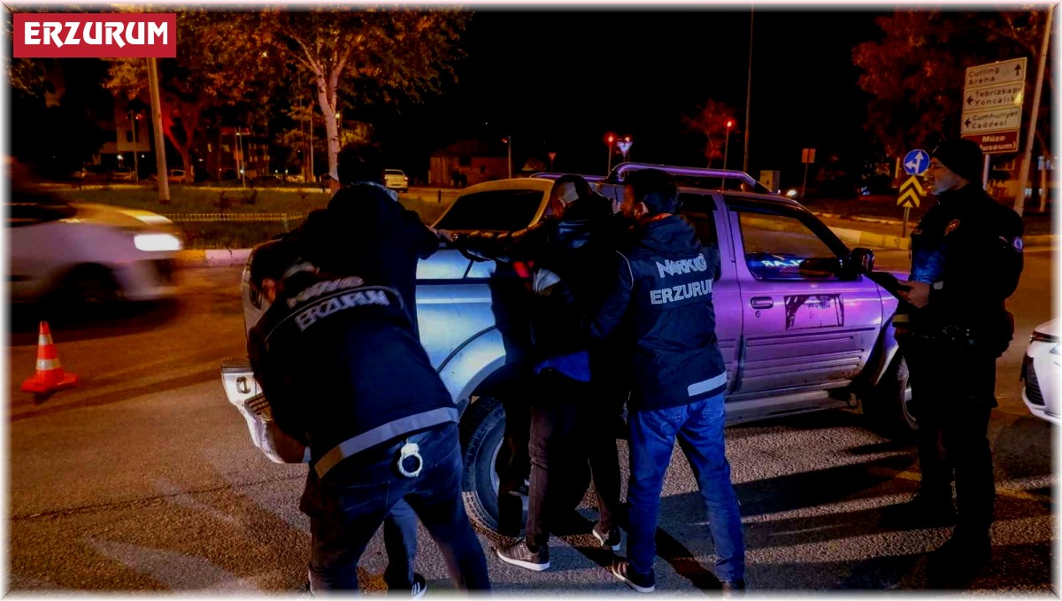 Erzurum'da narko alan uygulaması