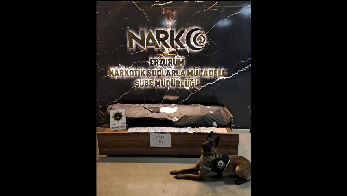 Erzurum'da narkotik operasyonu