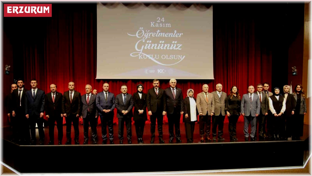 Erzurum'da Öğretmenler günü etkinliği