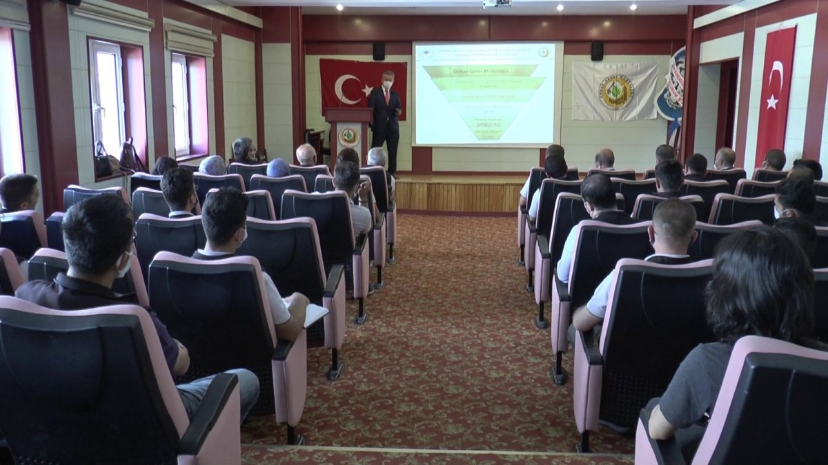 Erzurum'da orman mühendisleri ve orman muhafaza memurlarına eğitim semineri