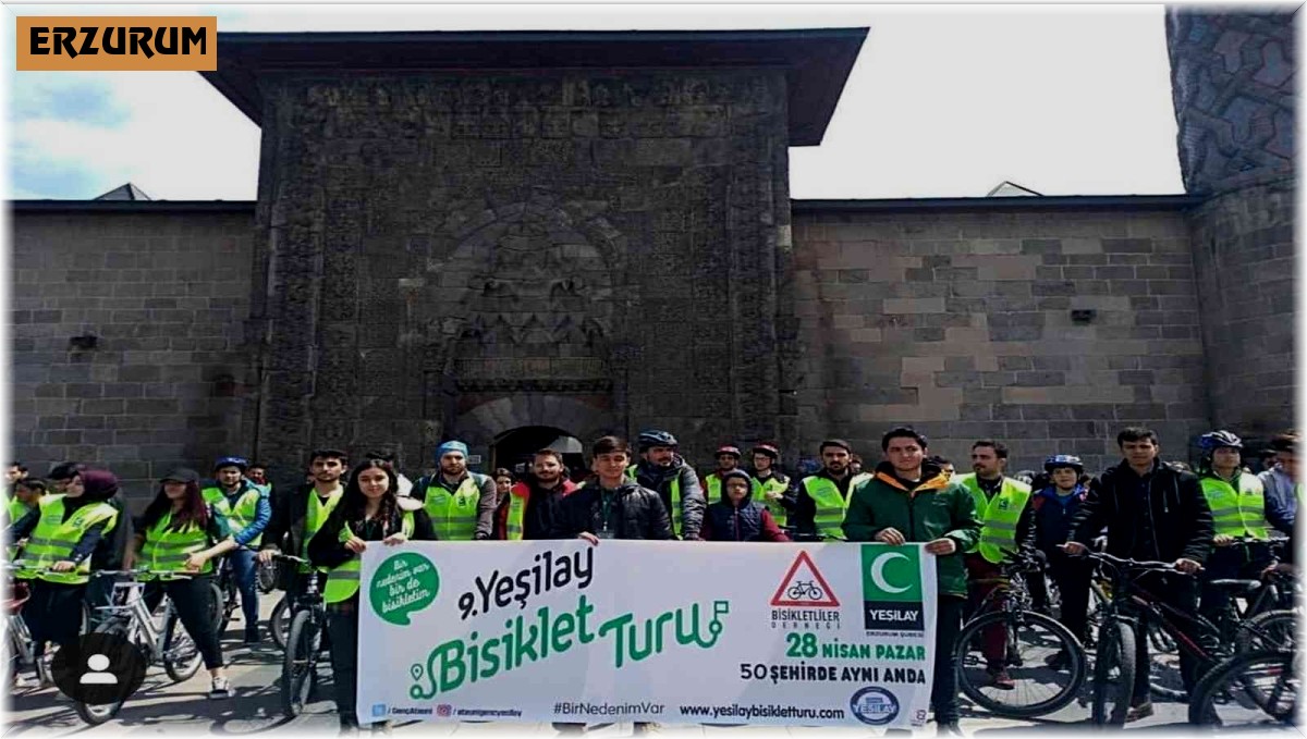 Erzurum'da pedallar bağımlılıktan uzak nesiller için çevrilecek