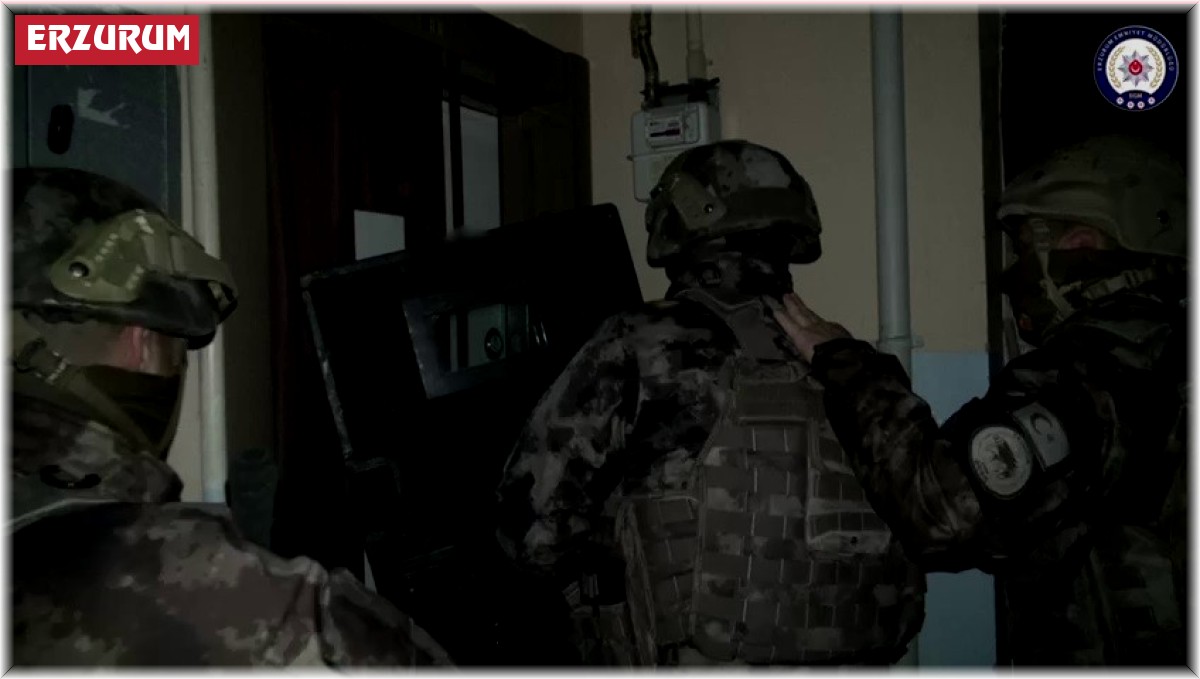 Erzurum'da PKK/KCK operasyonunda 3 tutuklama
