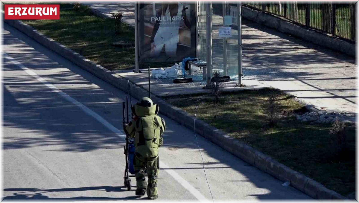 Erzurum'da polisi hareketlendiren anlar