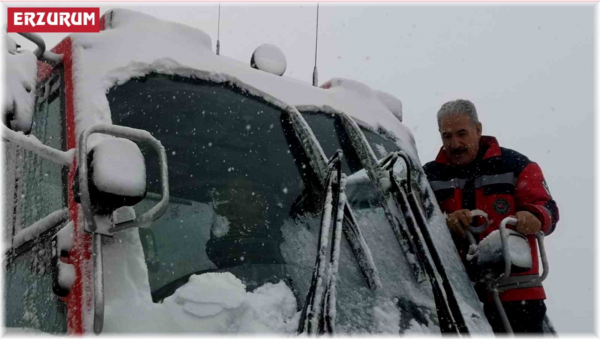 Erzurum'da sağlık personeli kışa hazır