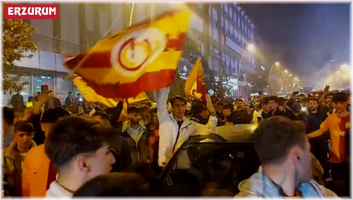Erzurum'da şampiyonluk kutlamaları erken başladı