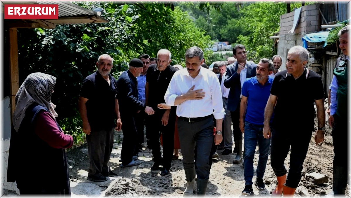 Erzurum'da selin bilançosu ağır