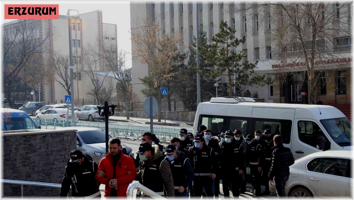 Erzurum'da suç çetesi çökertildi