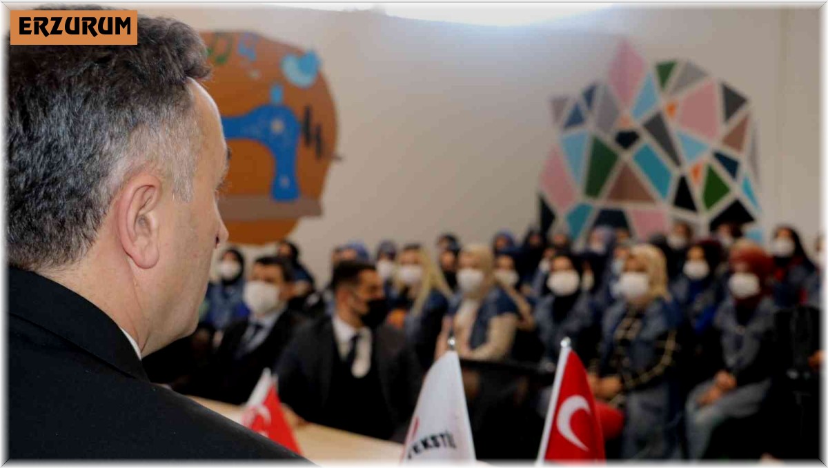 Erzurum'da Tekstilkent istihdam sağlamaya devam ediyor