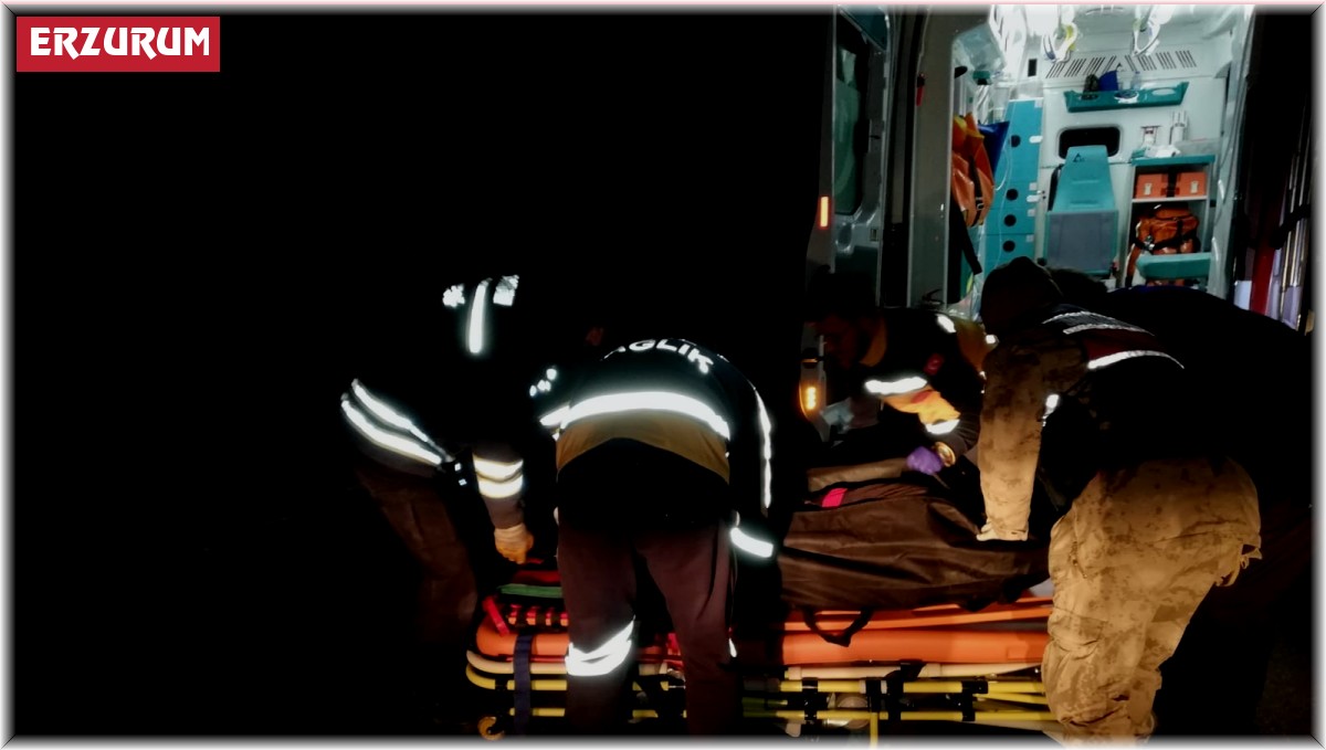 Erzurum'da trafik kazası: 1 ölü, 1 yaralı