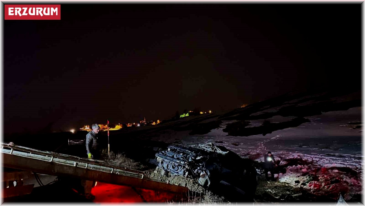 Erzurum'da trafik kazası; 4 yaralı