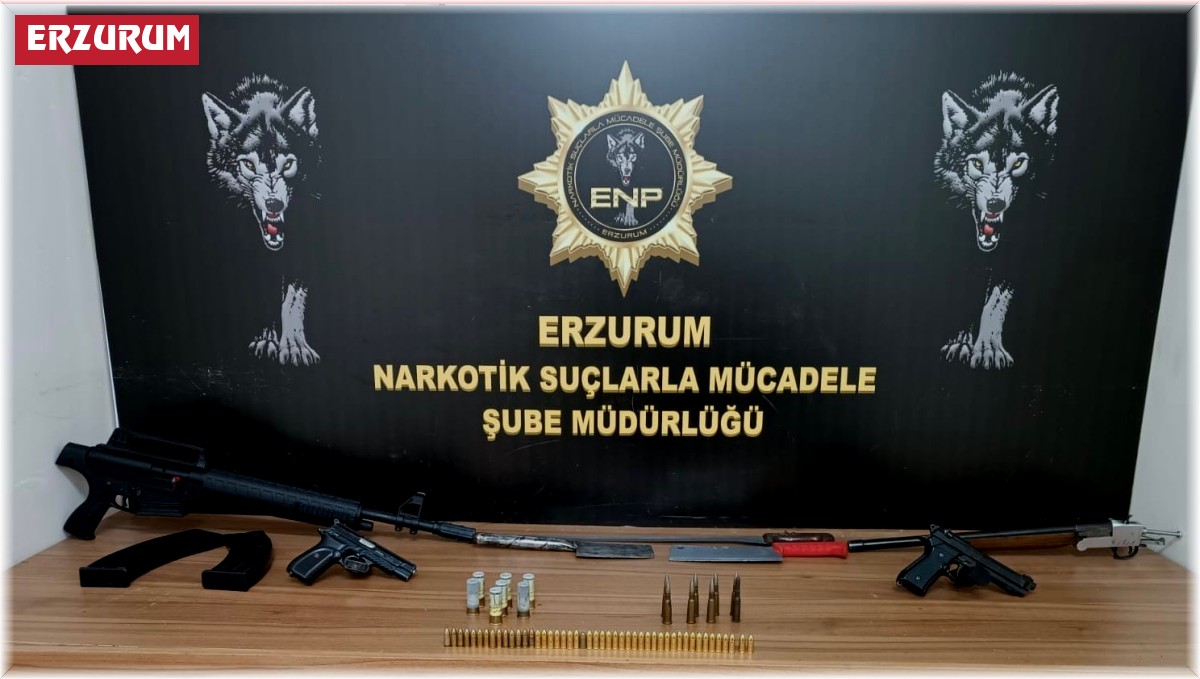 Erzurum'da uyuşturucu madde ticareti yapan şahıs yakalandı