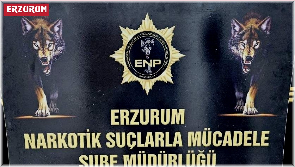 Erzurum'da uyuşturucu operasyonu