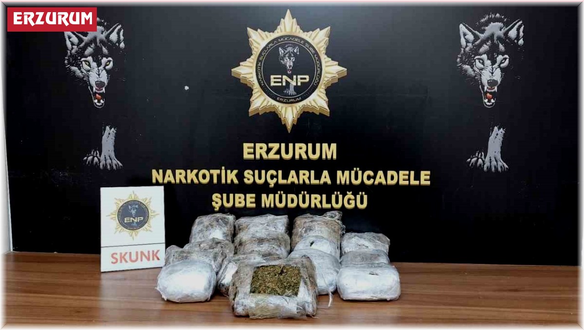 Erzurum'da uyuşturucu operasyonu