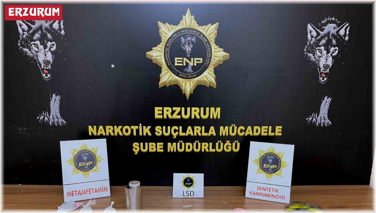 Erzurum'da uyuşturucu operasyonu