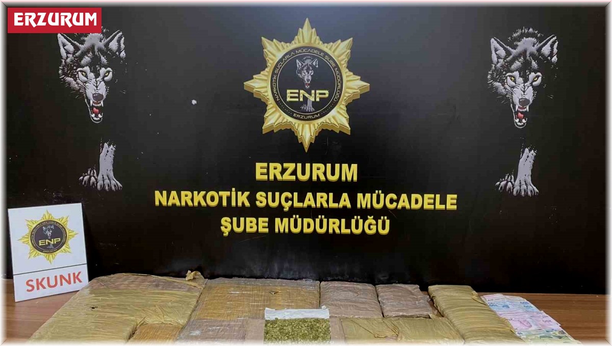 Erzurum'da uyuşturucu operasyonu