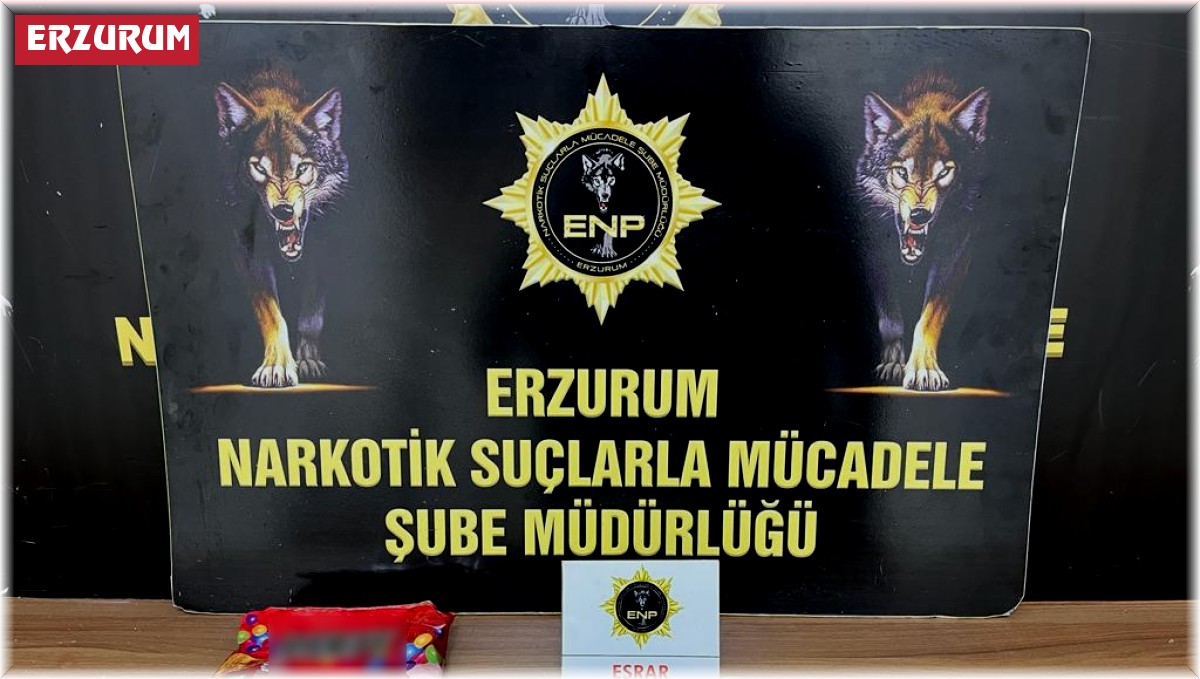 Erzurum'da uyuşturucu operasyonu: Cips paketi içerisinde uyuşturucu ele geçirildi