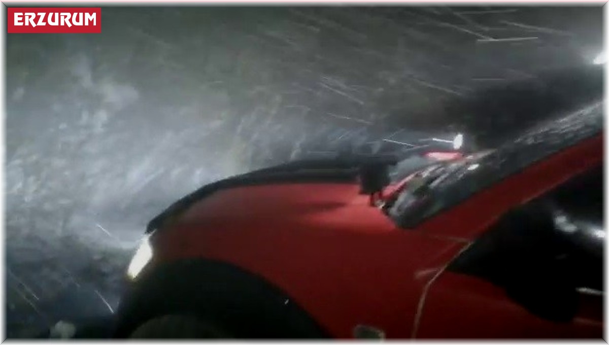 Erzurum'da yüksek kesimlerde kar sürprizi
