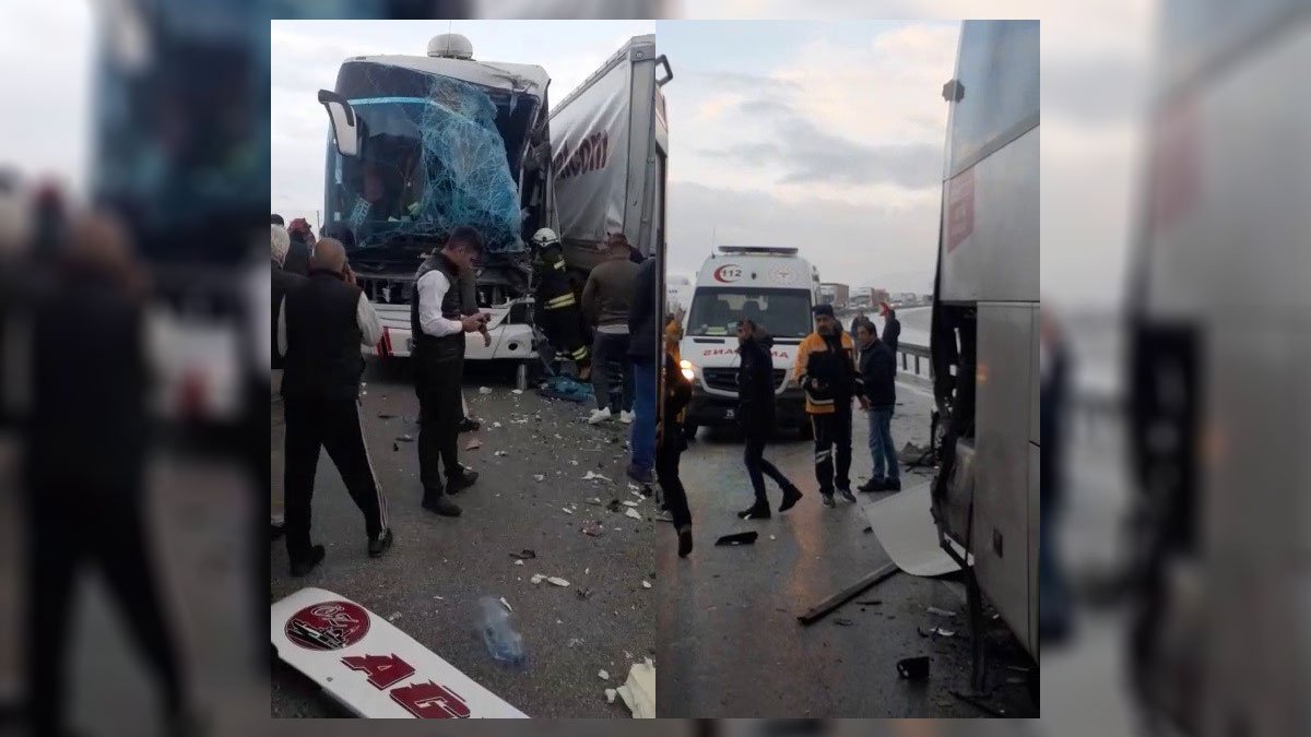 Erzurum'da zincirleme kaza