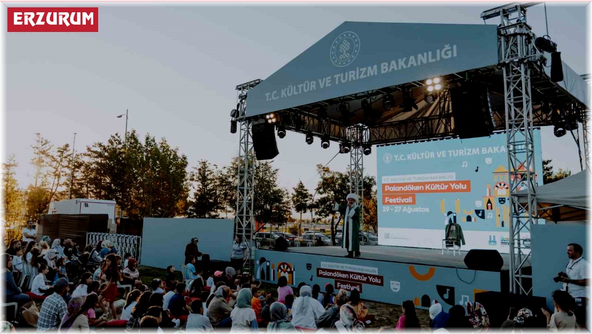 Erzurum'daki festivalden renkli görüntüler