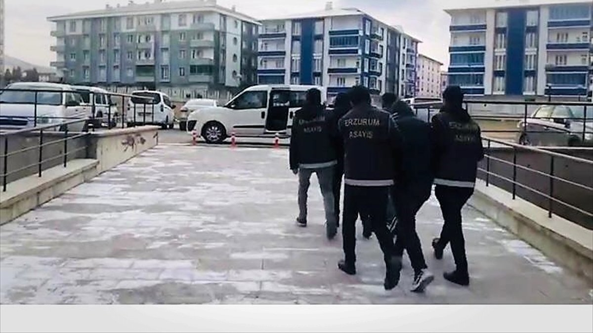 Erzurum'daki hırsızlık olaylarıyla ilgili 8 zanlı tutuklandı