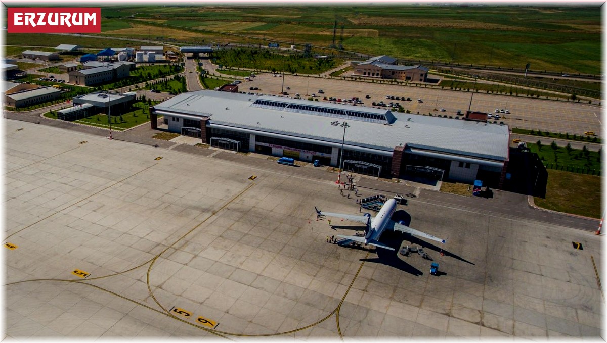 Erzurum'dan bir ayda 99 bin 722 kişi uçtu