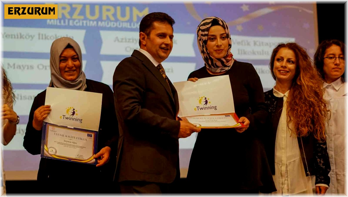 Erzurum'dan 'eTwinning Kalite Etiketi Ödüllerinde' rekor artış