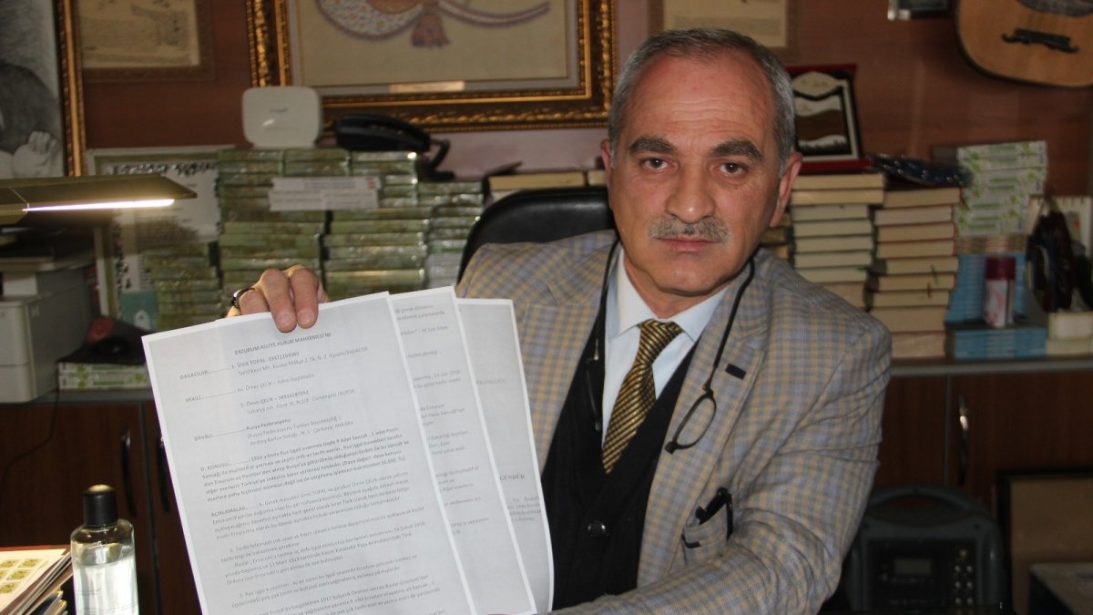 Erzurum'dan Rusya'ya sancak davası