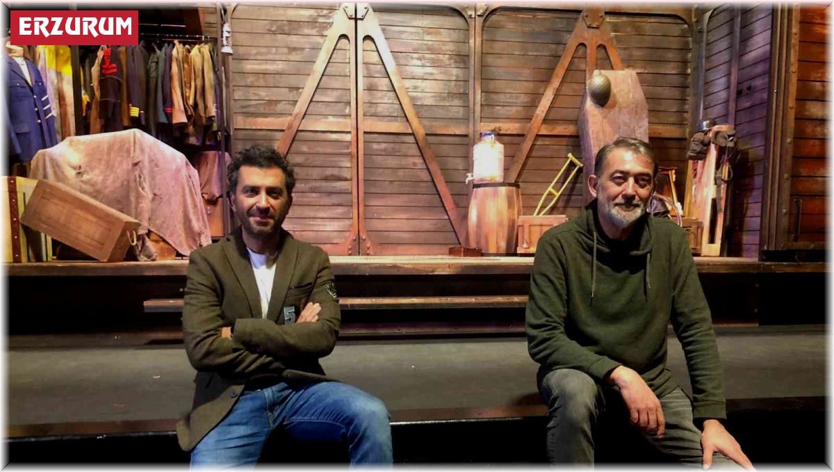 Erzurum Devlet Tiyatrosunda oyun zamanı