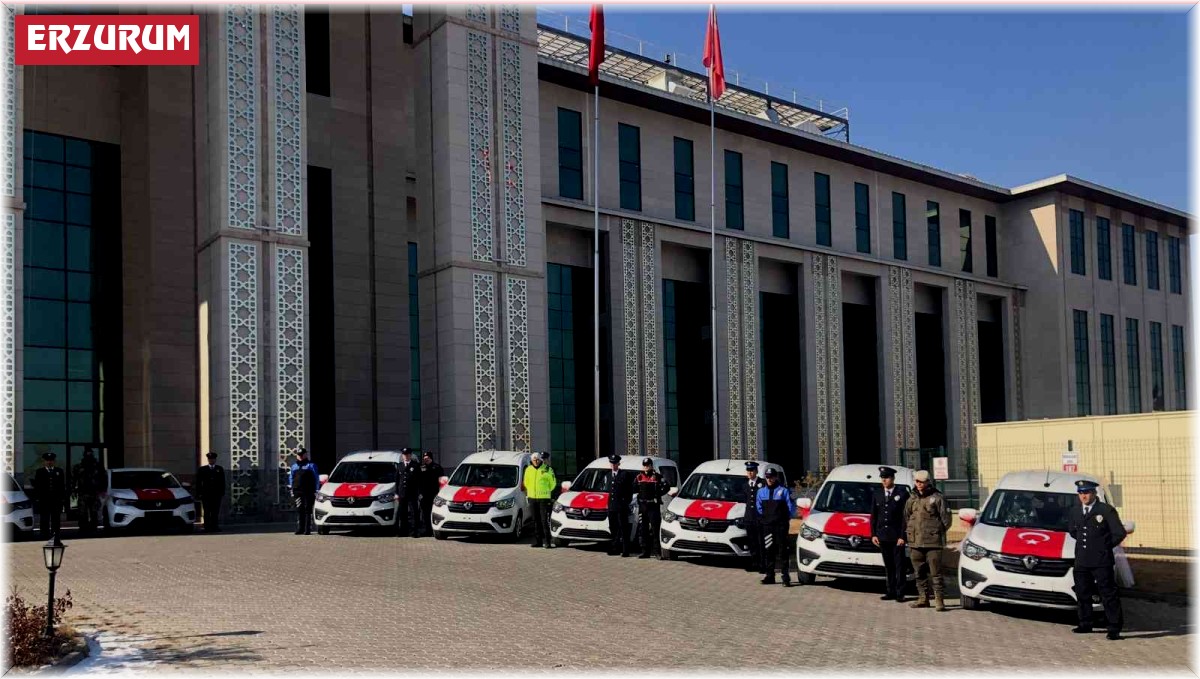 Erzurum Emniyeti araç filosunu artırıyor
