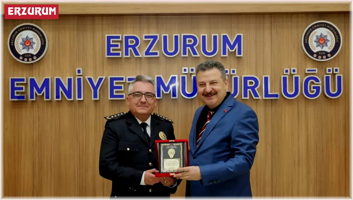 Erzurum Emniyetinde terfi heyecanı