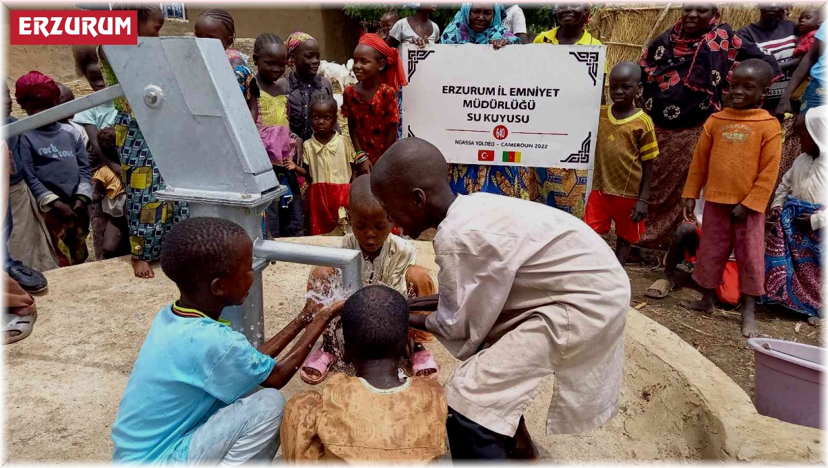 Erzurum Emniyetinden Kamerun'a "can suyu"