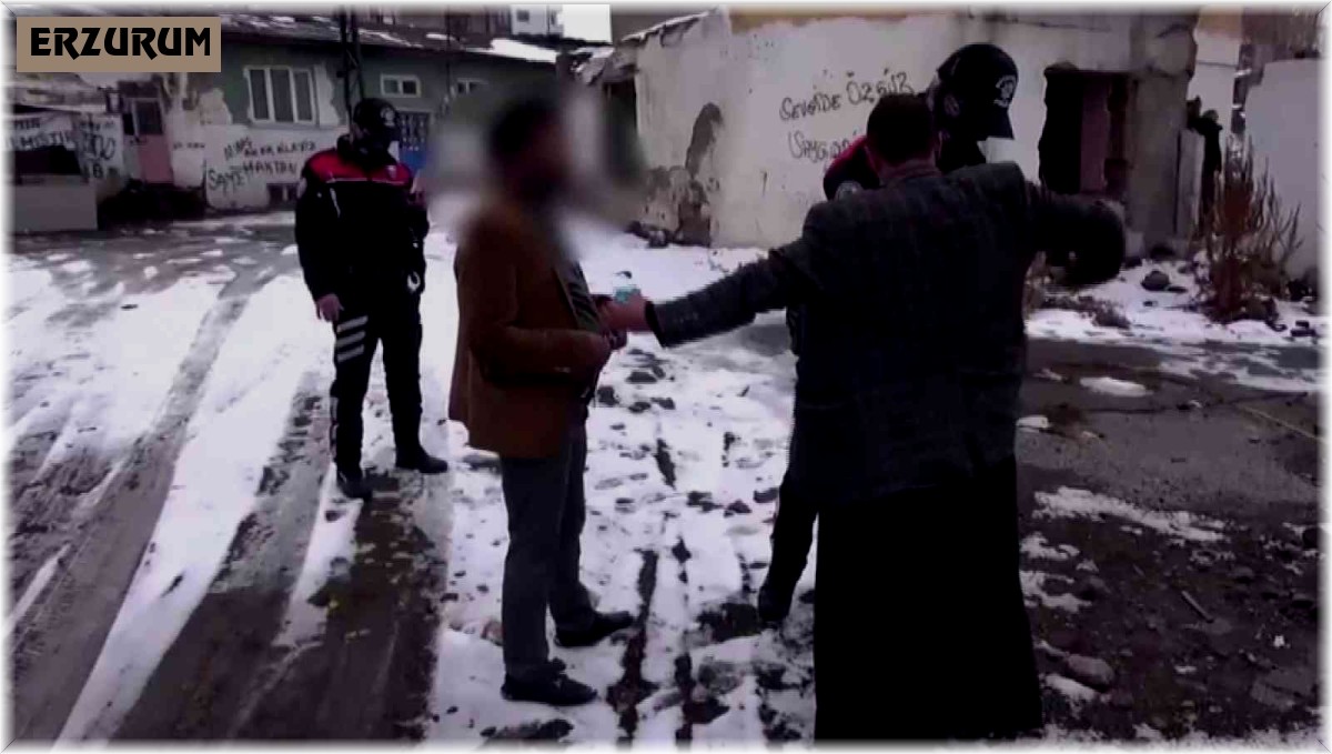 Erzurum emniyetinden uyuşturucu denetimi