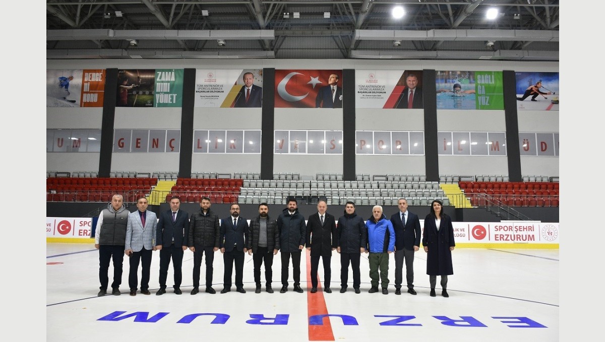 Erzurum GSİM buz salonlarının çehresini değiştiriyor