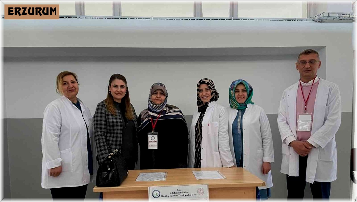 Erzurum Hamidiye Mesleki ve Teknik Anadolu Lisesinden dikkat çeken bir uygulama 'Nöbetçi Annem'