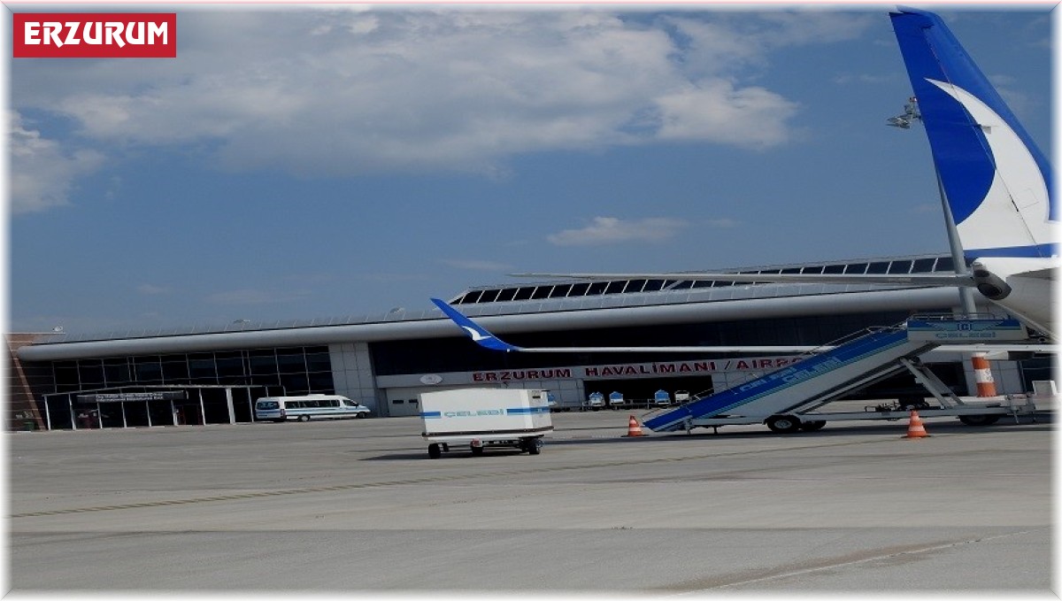 Erzurum Havalimanı 500 bin yolcuyu ağırladı