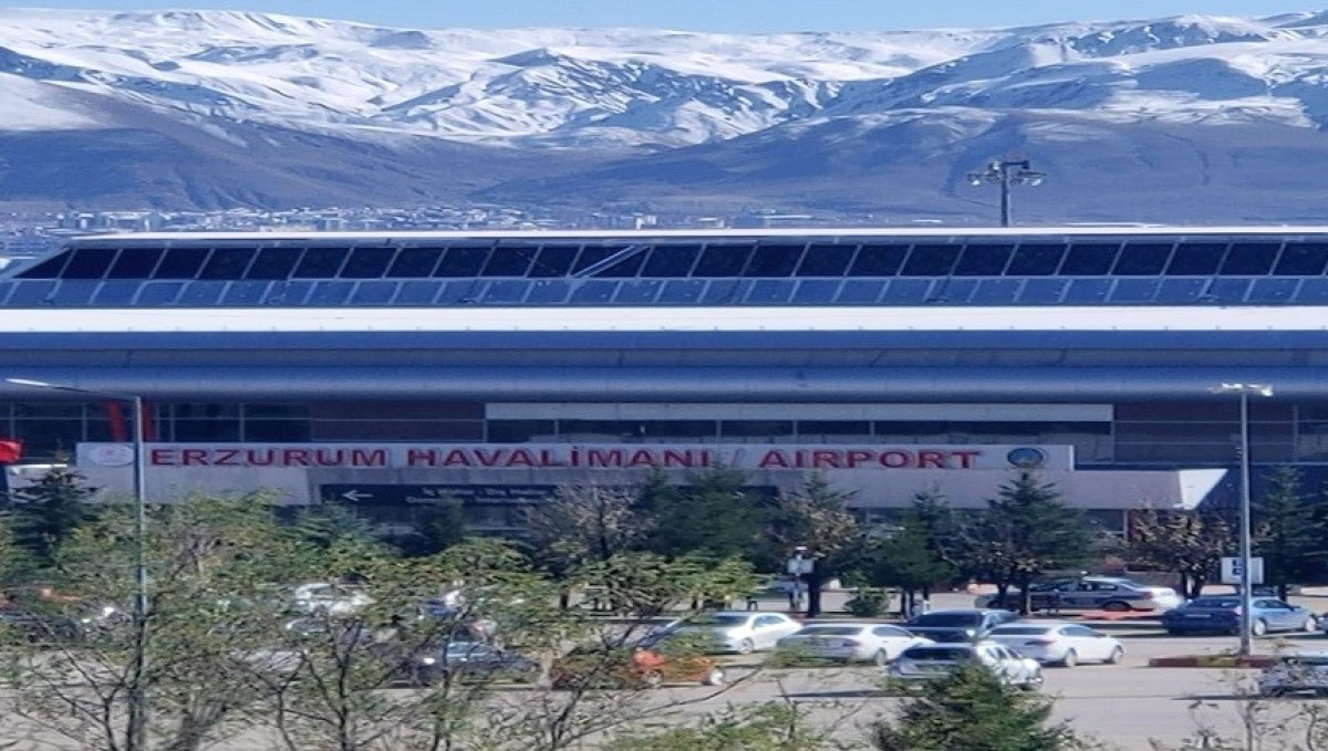 Erzurum Havalimanı'nda Şubat ayında 109 bin 611 yolcuya hizmet verildi