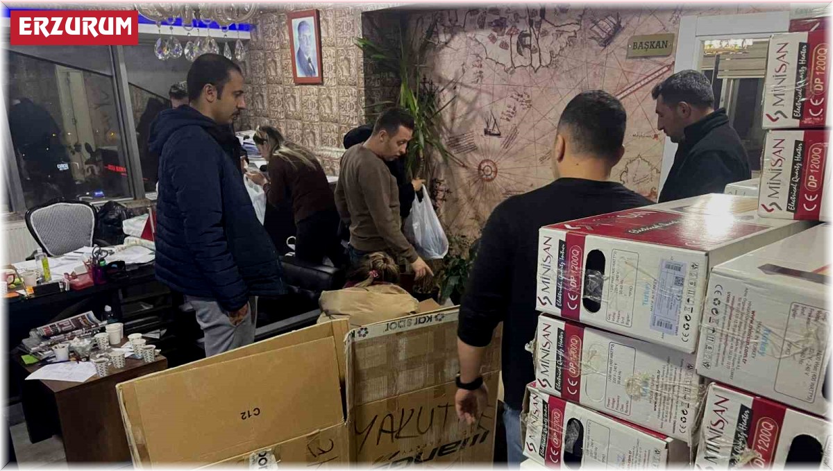 Erzurum HKMO deprem için seferber oldu